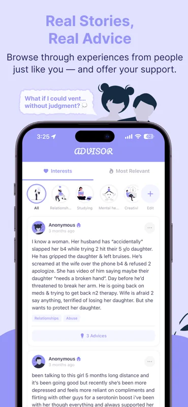 Advisor screenshot 2